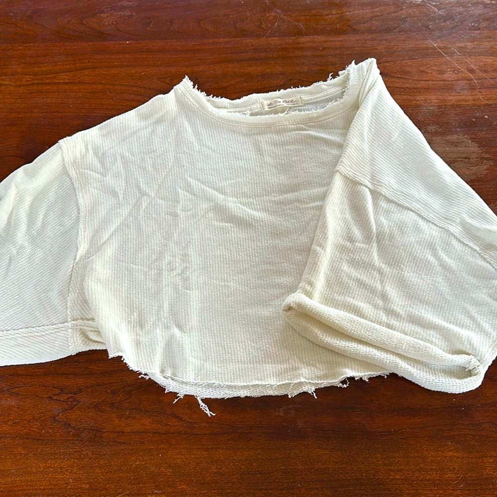 FREE PEOPLE FLOWY CROP TOP